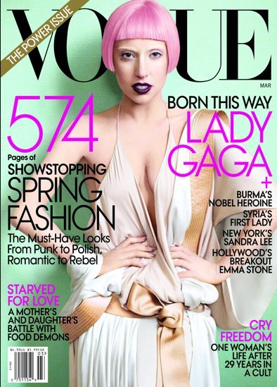 lady gaga 2011. Lady-Gaga-Vogue-2011