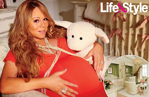 mariah carey baby shower cake. Mariah-Carey-Baby-Nursery-In-