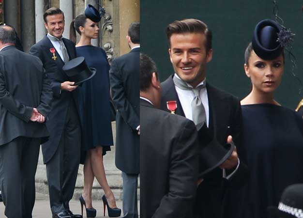 victoria beckham royal wedding. Celebrity Style: David Beckham