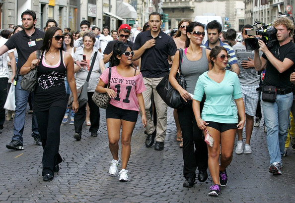 jersey shore italy photos. Jersey Shore Crew Arrive In